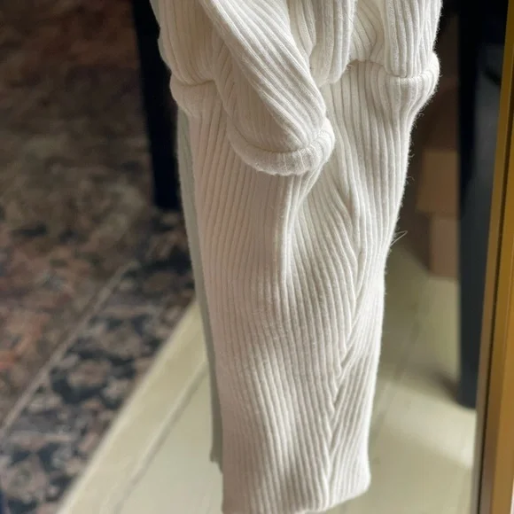 Free People Petra White Cream Long Sleeve Cotton Corset Top Women’s XL - Picture 7 of 11